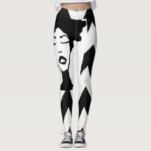 Rosa für B&W Zig Zag Leggings