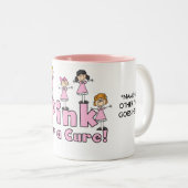 Rosa für eine Heilungs-kundengerechte Tasse (VorderseiteRechts)