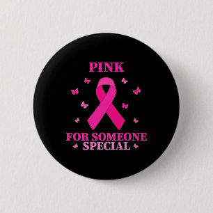 Rosa für einen besonderen Brustkrebs-Weltcup Button