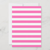 Rosa Fußball Ball Girls Geburtstagseinladung Einladung (Rückseite)