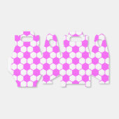 Rosa Fußball-Bälle Schwarz-Weiß Custom Geschenkschachtel (Ungefaltet)