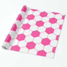 Rosa Fußball-Fußball-Ball-Muster