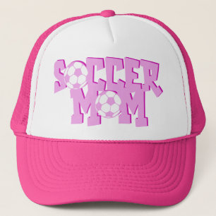 Rosa Fußball-Mama-Hüte Truckerkappe