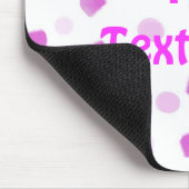 Rosa Fußketten Mousepad (Ecke)