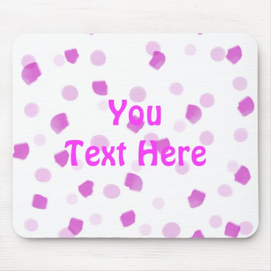 Rosa Fußketten Mousepad (Vorne)