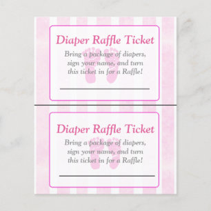 Rosa Fußspuren Vernünftige Babydusche Flyer