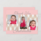 Rosa Gabbys 1... Postkarte (Vorne/Hinten)