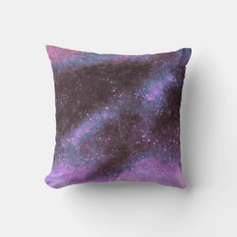 Rosa Galaxie Abstrakte Glitzern Dekoration Kissen