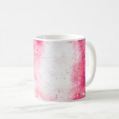 Rosa Galaxie Kaffeetasse (VorderseiteRechts)