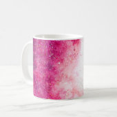 Rosa Galaxie Kaffeetasse (Vorderseite Links)