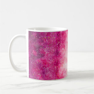 Rosa Galaxie Kaffeetasse