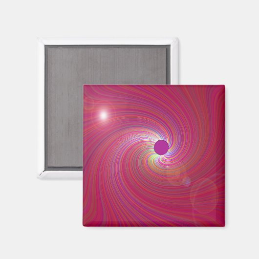 Rosa Galaxie...... Magnet (Vorderseite/Rückseite)