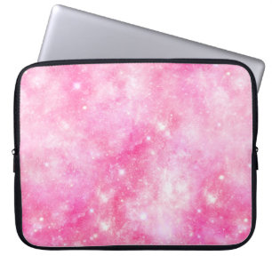Rosa Galaxie Universum Laptopschutzhülle