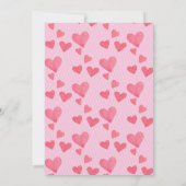 Rosa Galentines Giro del Malcantone Party Einladung (Rückseite)