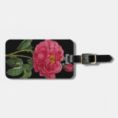 Rosa Gallica Gepäckanhänger (Vorderseite horizontal)