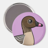 Rosa-Gänse Magnet (Vorderseite/Rückseite)