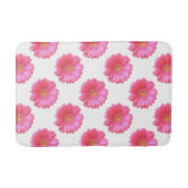 Rosa Gänseblümchen Badematte (Vorderseite)