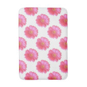 Rosa Gänseblümchen Badematte (Vorderseite Vertikal)