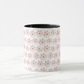 Rosa Gänseblümchen-Blumenmuster-Tasse Tasse (Zentrum)