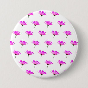 Rosa Gänseblümchen   Button