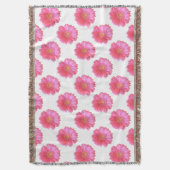 Rosa Gänseblümchen Decke (Vorderseite Vertikal)