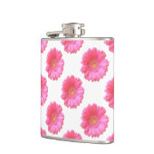 Rosa Gänseblümchen Flachmann (Links)