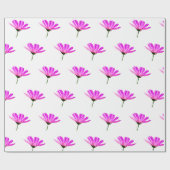 Rosa Gänseblümchen Geschenkpapier (Flach)