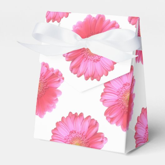 Rosa Gänseblümchen Geschenkschachtel (Vorderseite)