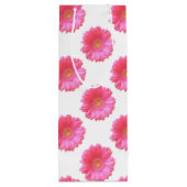 Rosa Gänseblümchen Geschenktüte Für Weinflaschen (Rückseite)