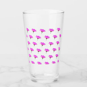 Rosa Gänseblümchen Glas
