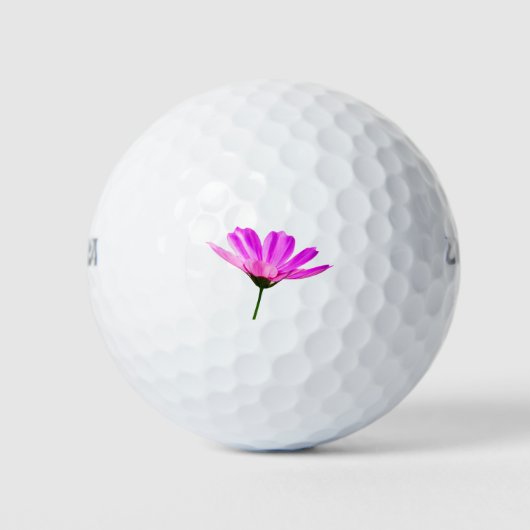 Rosa Gänseblümchen Golfball (Vorderseite)