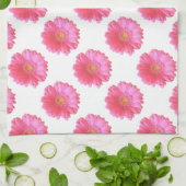 Rosa Gänseblümchen Handtuch (Gefaltet)