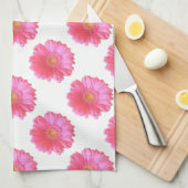 Rosa Gänseblümchen Handtuch (Viertel Falte)