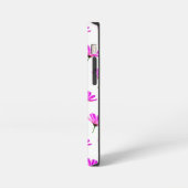 Rosa Gänseblümchen iPhone Hülle (Linke Seite)