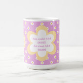 Rosa Gänseblümchen-Kette 450g Klassiker Kaffeetasse (Mittel)