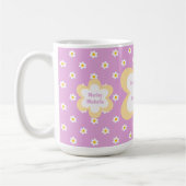 Rosa Gänseblümchen-Kette 450g Klassiker Kaffeetasse (Links)