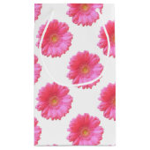 Rosa Gänseblümchen Kleine Geschenktüte (Rückseite)