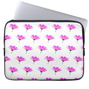Rosa Gänseblümchen  Laptopschutzhülle