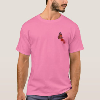 Rosa Gänseblümchen, Monarch-Shirt T-Shirt