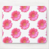 Rosa Gänseblümchen Mousepad (Vorne)