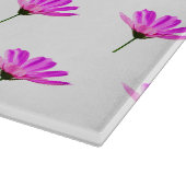 Rosa Gänseblümchen Schneidebrett (Ecke)