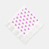 Rosa Gänseblümchen Serviette (Ecke)