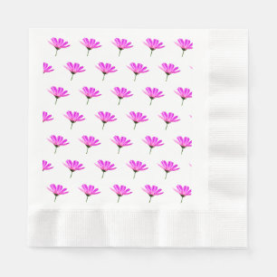 Rosa Gänseblümchen   Serviette