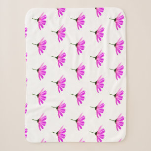 Rosa Gänseblümchen   Sherpadecke