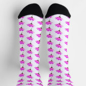 Rosa Gänseblümchen Socken (Oben)