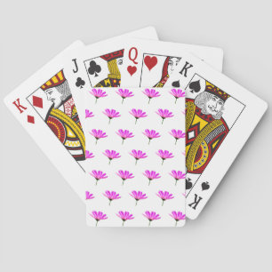 Rosa Gänseblümchen   Spielkarten
