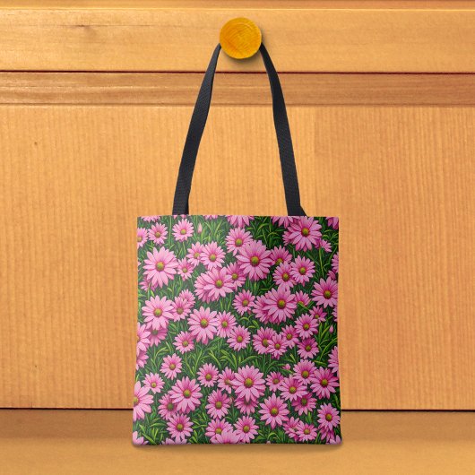 Rosa Gänseblümchen-Tasche Tasche