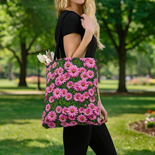 Rosa Gänseblümchen-Tasche Tasche