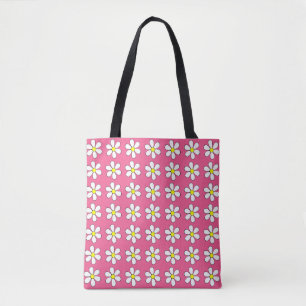 Rosa Gänseblümchen-Tasche Tasche