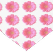 Rosa Gänseblümchen Tischdecke (Schrägansicht)